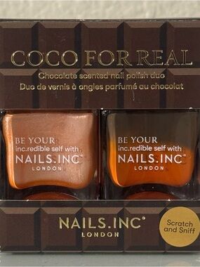 Nails Inc Coco For Real Nail Polish Set
